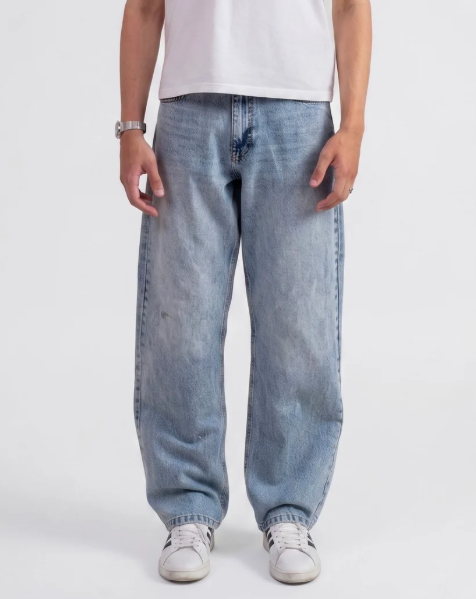 Light Blue Straight Leg