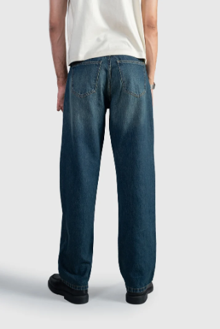 Dark Blue Straight Leg