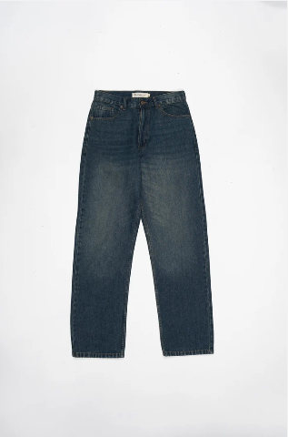 Dark Blue Straight Leg