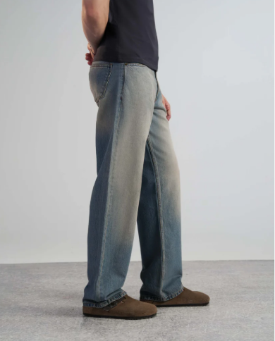 Faded Blue Straight Leg