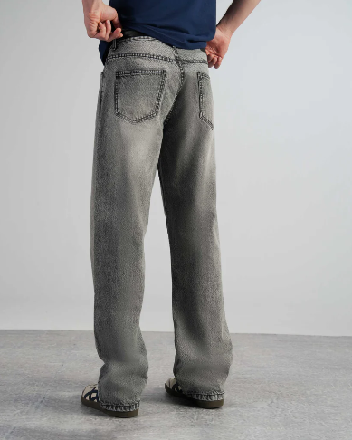 Mist Grey Straight Leg